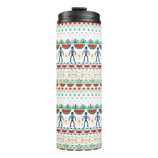 Frida Kahlo | Mexican Graphic Thermal Tumbler (Front)