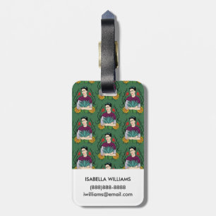 Frida Kahlo   Mi Mexico Lindo Pattern Luggage Tag