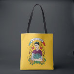 Frida Kahlo | Mi Mexico Lindo Tote Bag<br><div class="desc">Frida's Paintings Collection | The Most Famous Female Mexican Artist. Frida Kahlo de Rivera was a Mexican Painter remembered for her intense and vibrant works. Her work has been celebrated in Mexico as emblematic of national and indigenous tradition, and by feminists for its uncompromising depiction of the female experience. ©...</div>
