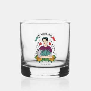 Frida Kahlo   Mi Mexico Lindo Whiskey Glass