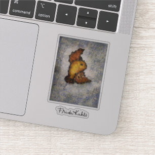 Frida Kahlo Monet-Style Bird Painting