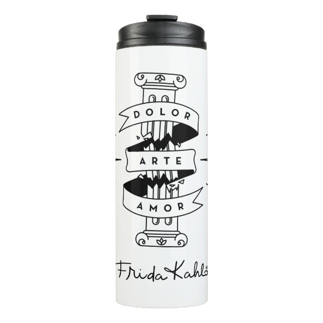 Frida Kahlo | Pain Art Love Thermal Tumbler (Front)