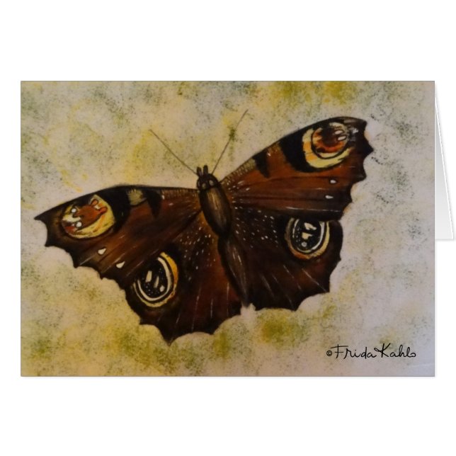 Frida Kahlo Painted Butterfly (Front Horizontal)