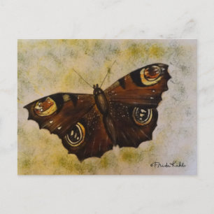 Frida Kahlo Painted Butterfly Postcard