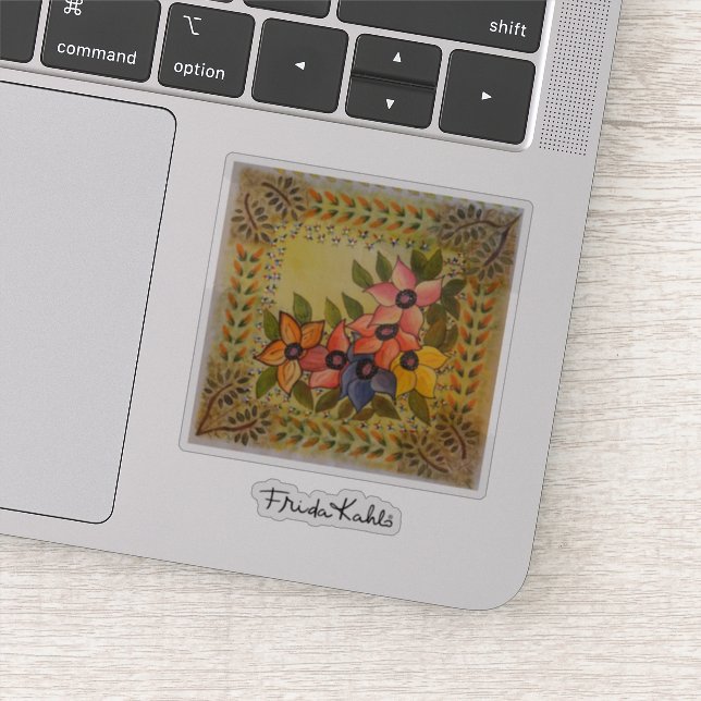 Frida Kahlo Painted Flores (Detail)