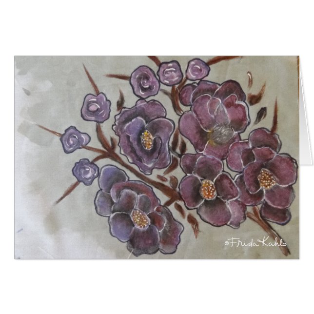 Frida Kahlo Painted Flowers (Front Horizontal)