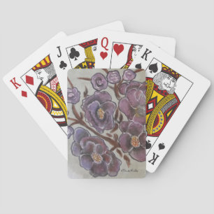 Frida Kahlo Painted Flowers Playing Cards