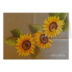 Frida Kahlo Painted Sunflowers