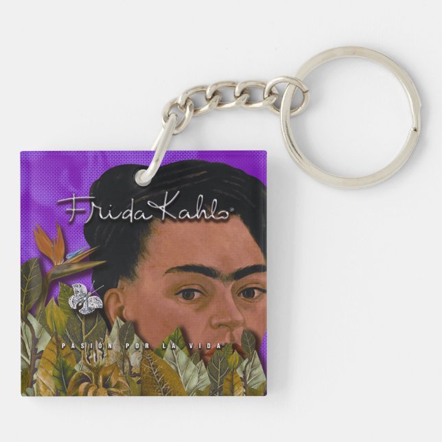 Frida Kahlo Pasion Por La Vida Key Ring (Back)