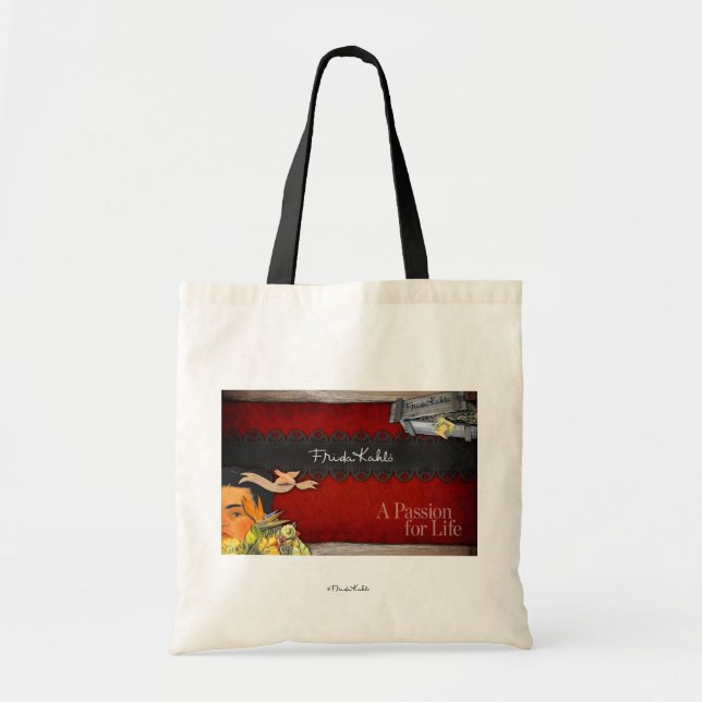 Frida Kahlo - Passion for Life Tote Bag (Front)