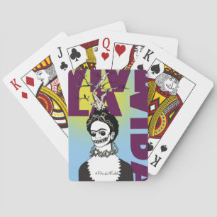 Frida Kahlo Pop Art Portrait Playing Cards
