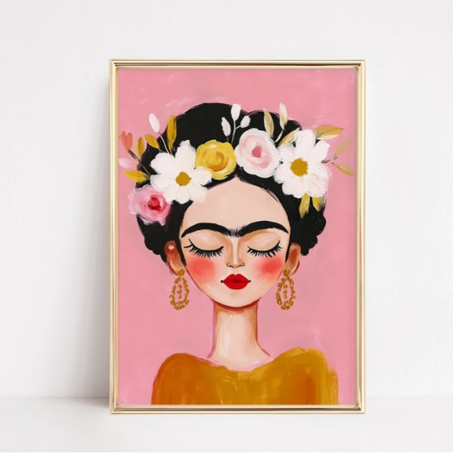 Frida Kahlo portrait Poster (Creator Uploaded)