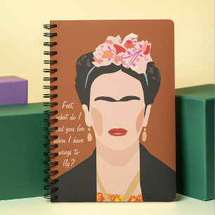 Frida Kahlo Quote Portrait l Abstract Motivation Planner