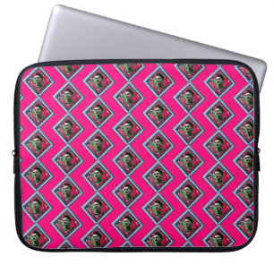 Frida Kahlo Retro Denim Diamond Electronics Bag