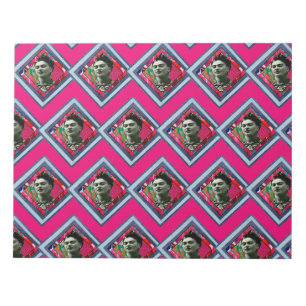Frida Kahlo Retro Denim Diamond Notepad