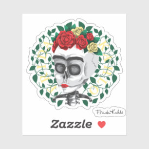 Frida Kahlo   Skull with Rose Crown