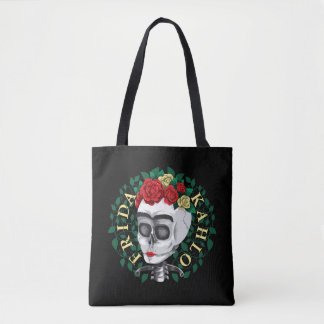 Frida Kahlo | Skull with Rose Crown Tote Bag
