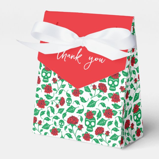 Frida Kahlo | Skulls & Roses Favour Box (Front Side)