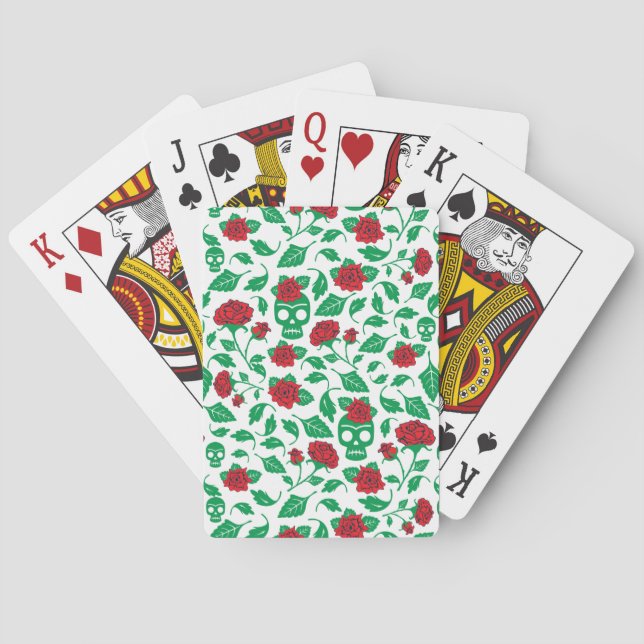 Frida Kahlo | Skulls & Roses Playing Cards (Back)