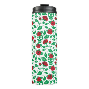 Frida Kahlo   Skulls & Roses Thermal Tumbler