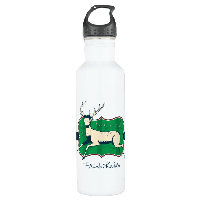 Frida Kahlo | The Wounded Deer 710 Ml Water Bottle (Front)