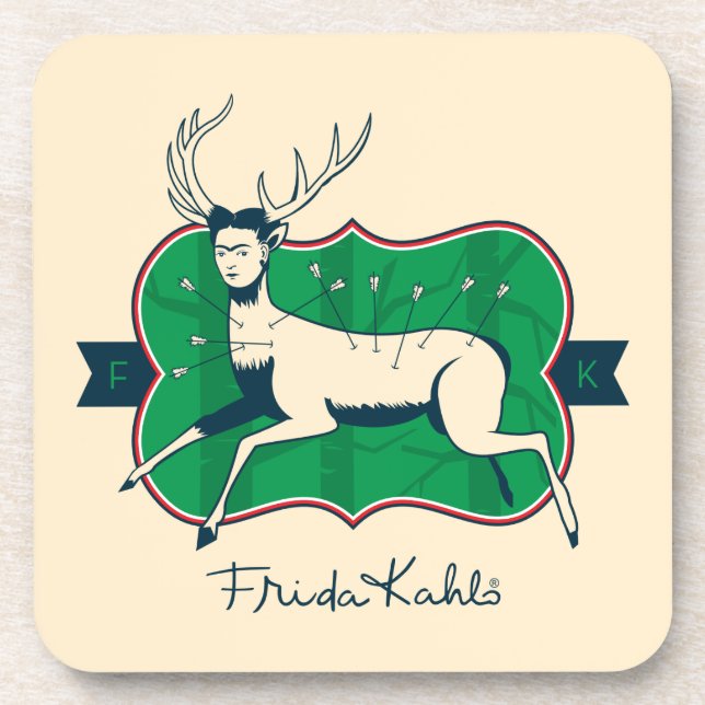 Frida Kahlo | The Wounded Deer Coaster (Front)