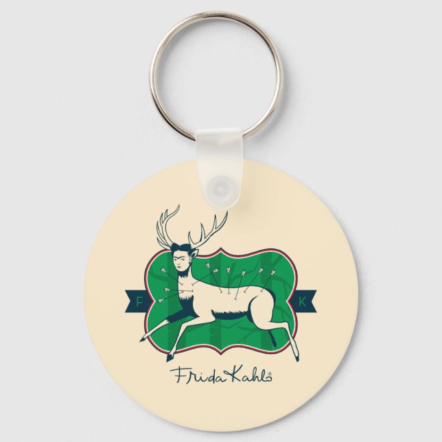 Frida Kahlo | The Wounded Deer Key Ring (Front)