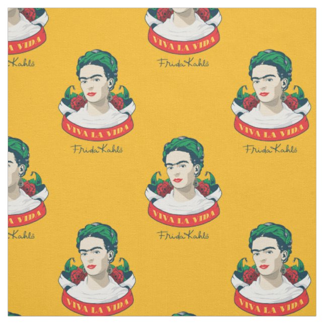 Frida Kahlo | Viva la Vida Fabric (Swatch)