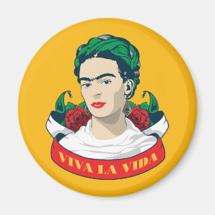 Frida Kahlo Viva la Vida Magnet