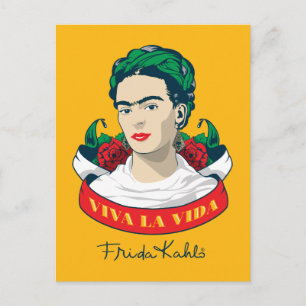 Frida Kahlo   Viva la Vida Postcard