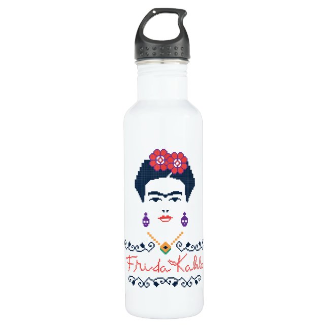 Frida Kahlo | Viva Mexico 710 Ml Water Bottle (Front)