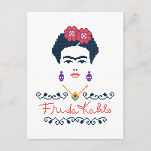 Frida Kahlo   Viva Mexico Postcard