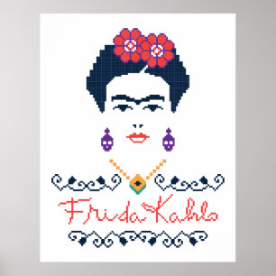Frida Kahlo   Viva Mexico Poster