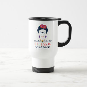 Frida Kahlo Viva Mexico Travel Mug