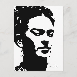 Frida Shadow Portrait Postcard
