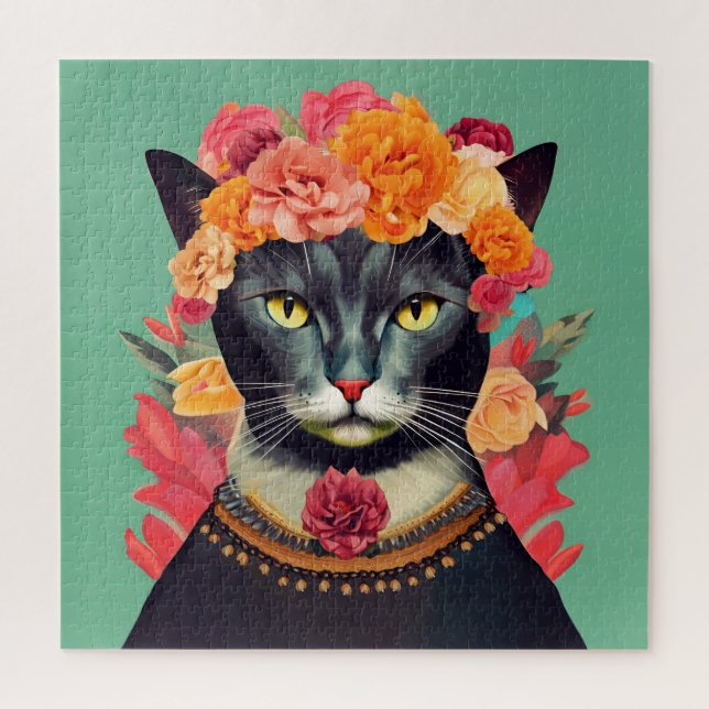 Frida the Cat Jigsaw Puzzle (Vertical)