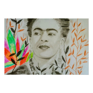 Frida Vibrante Poster