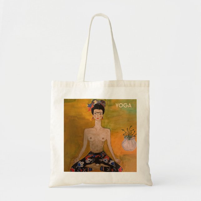 Frida Yoga Tote Bag (Front)