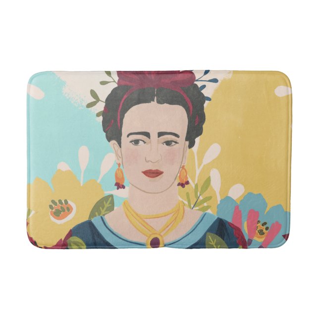 Frida's Garden Collection Bath Mat (Front)