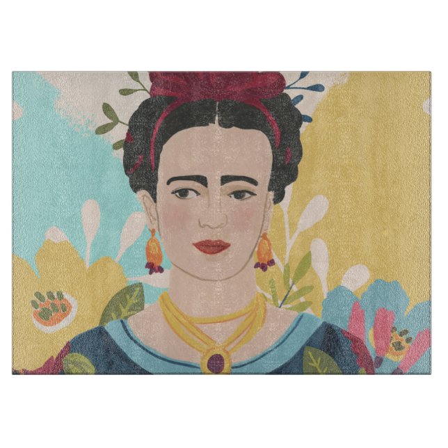 Frida's Garden Collection Cutting Board (Front)