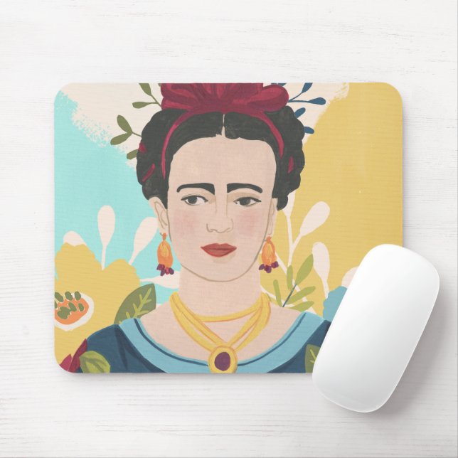 Frida's Garden Collection Mouse Mat (With Mouse)
