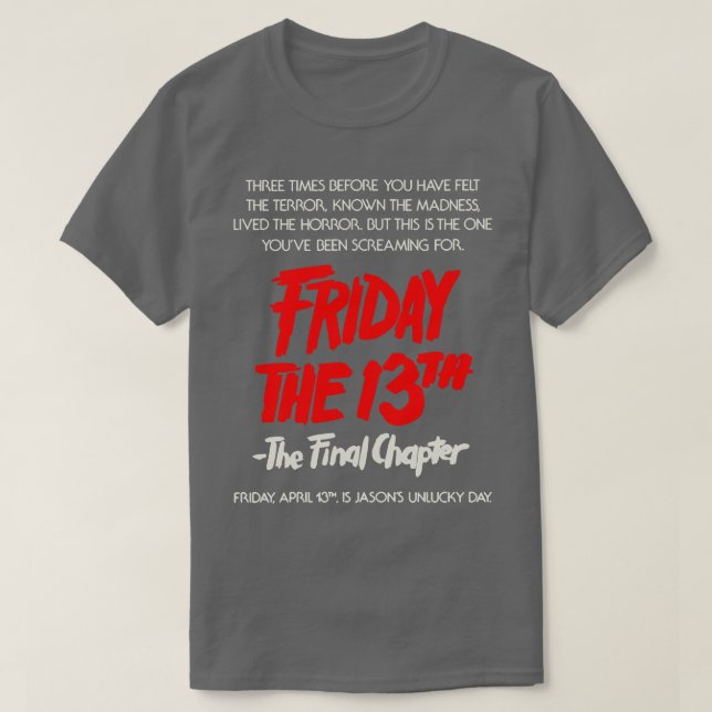 Friday 13th TShirt 1 (Design Front)