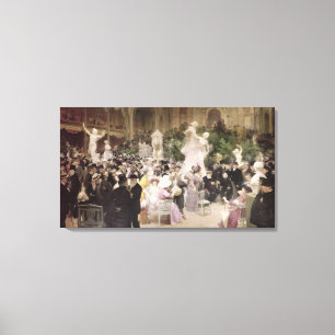 Friday at the French Artists' Salon, 1911 Canvas Print