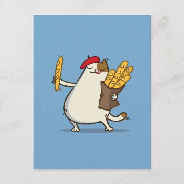 Friday Cat №3 Postcard (Front)