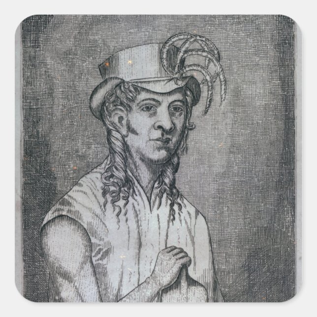 Friday Fletcher October Christian Square Sticker (Front)