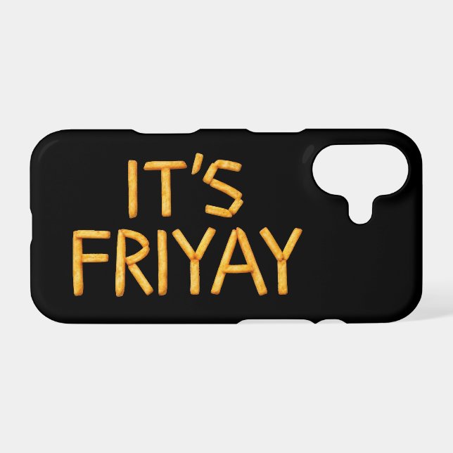 Friday Fries Phone Case (Back Horizontal)
