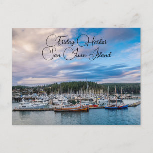 Friday Harbour San Juan Island Postcard