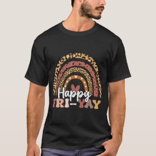 Friday Lovers Fun Teacher Happy Fri-Yay T-Shirt