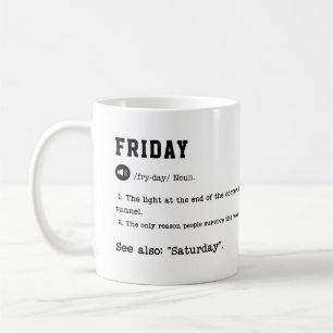FRIDAY Mug – Weekend Vibes Coffee Mug