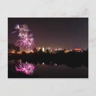 Friday Night Fireworks Postcard
